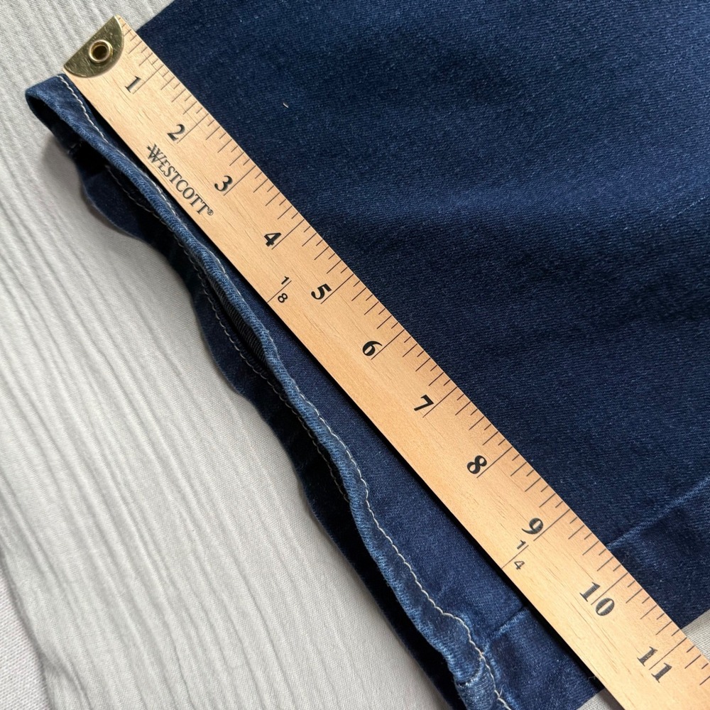 Ariat Denim Perfect Rise Flare Jeans Women 32L Whiskered 34x34 Cowgirl Stretch - Picture 6 of 9